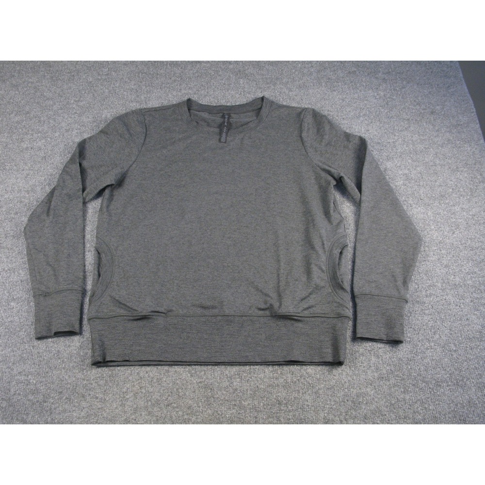 Gaiam‎ Men's Heathered Gray Pullover Sweatshirt Medium Casual Activewear #1994